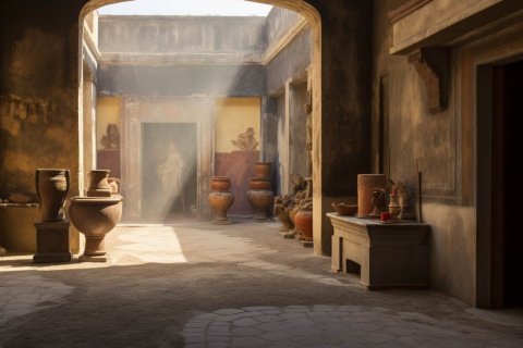 Guidet tur i Pompeii
