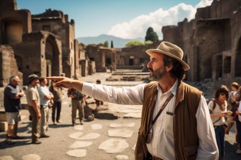 Utforsk Pompeii
