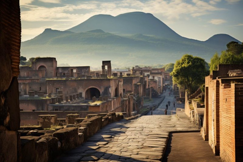 dia em Pompeia e Sorrento