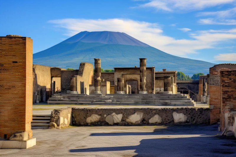 Opastettu kierros Pompeijissa ja Vesuviuksella