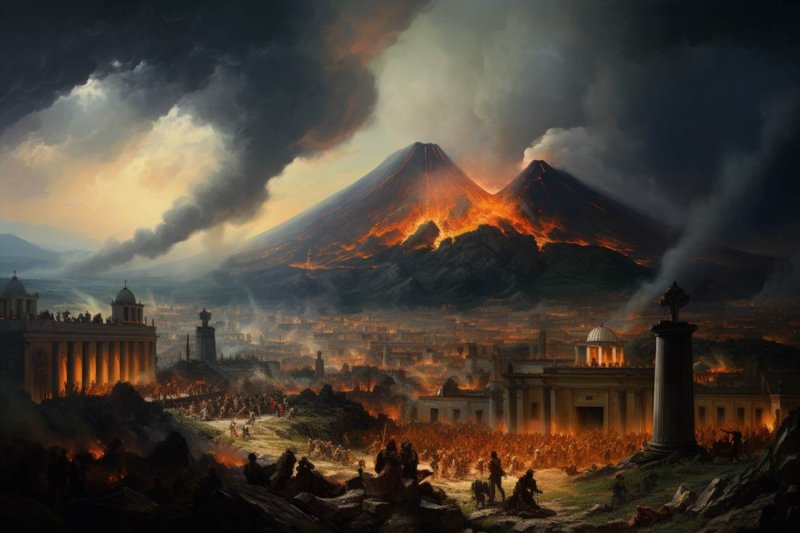 Vulkaaniset nähtävyydet Pompejissa ja Vesuviuksella