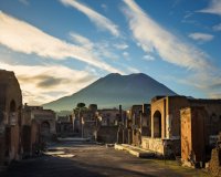 Upptäck Pompeji och Vesuvius med pizza- eller vinprovning